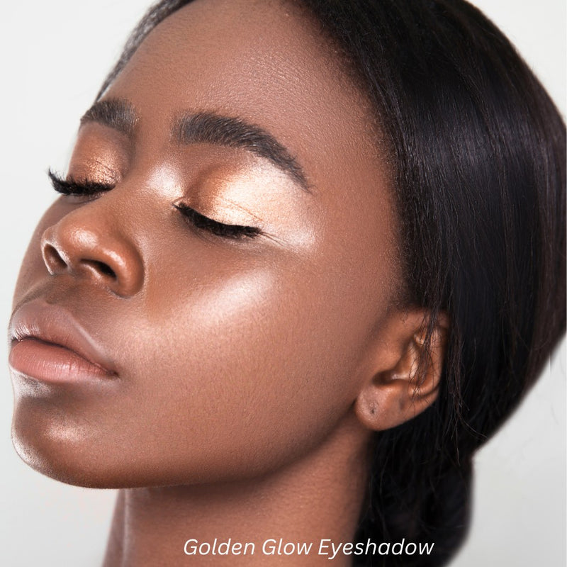 Glitter Chrome Eyeshadow - Golden Glow - Mellow Cosmetics