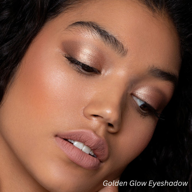 Glitter Chrome Eyeshadow - Golden Glow - Mellow Cosmetics