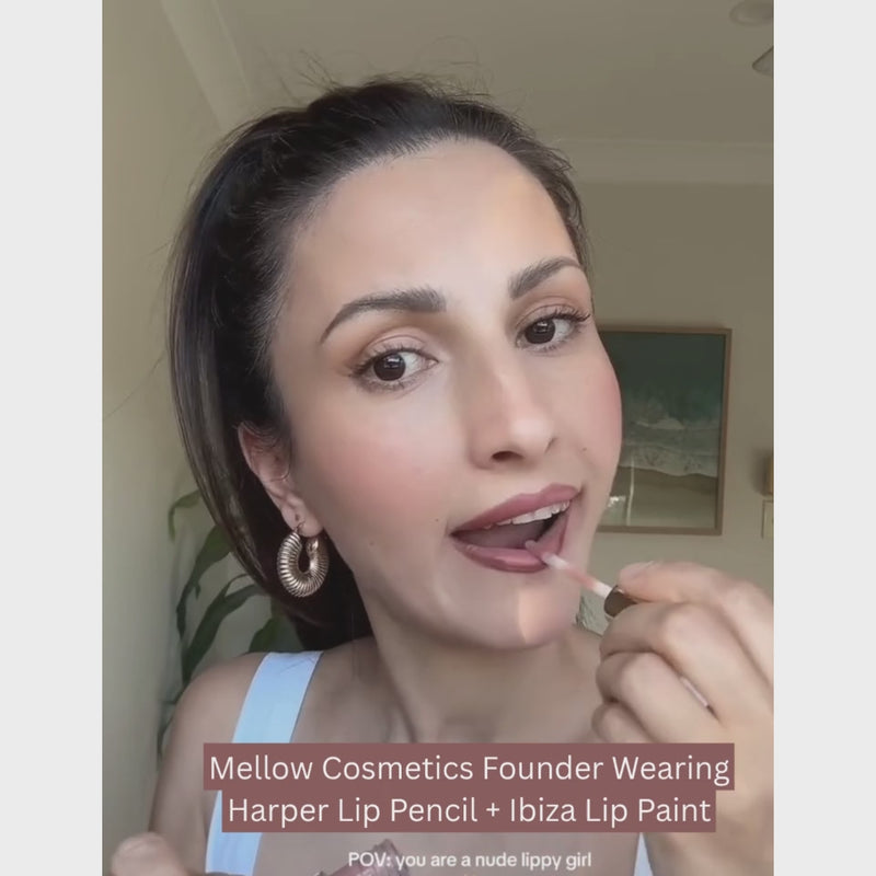 Light Brown Nude Lip Paint Lipstick Long Wearing