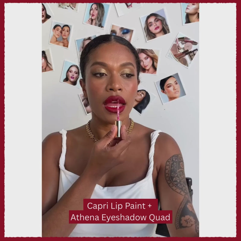 Dark Red Lip Paint Lipstick Long Wearing